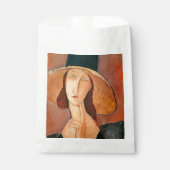 Amedeo Modigliani - Jeanne Hebuterne in groot Pet Bedankzakje (Voorkant)