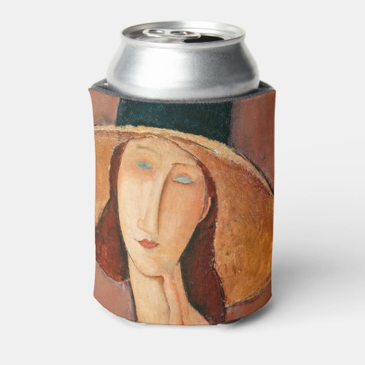 Amedeo Modigliani - Jeanne Hebuterne in groot Pet Blikjeskoeler (Blikje Achterkant)
