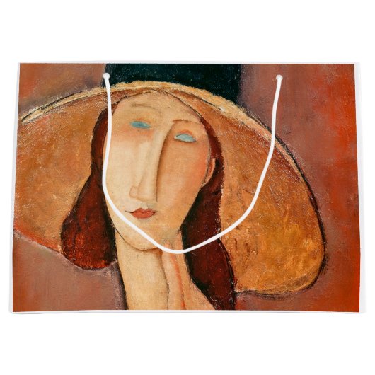 Amedeo Modigliani - Jeanne Hebuterne in groot Pet Groot Cadeauzakje (Voorkant)