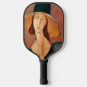Amedeo Modigliani - Jeanne Hebuterne in groot Pet Pickleball Paddle (Voorkant)