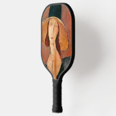 Amedeo Modigliani - Jeanne Hebuterne in groot Pet Pickleball Paddle (Links)