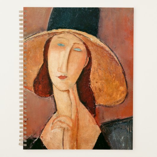 Amedeo Modigliani - Jeanne Hebuterne in groot Pet Planner (Voorkant)