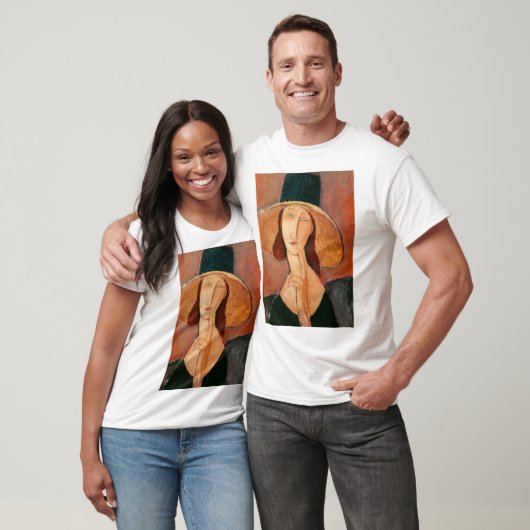 Amedeo Modigliani - Jeanne Hebuterne in groot Pet T-shirt (Unisex)