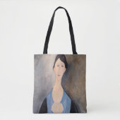Amedeo Modigliani - Jonge vrouw in blauw Draagtas (Voorkant)