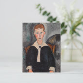 Amedeo Modigliani - Jongen in Sailor Suit Briefkaart (Staand voorkant)