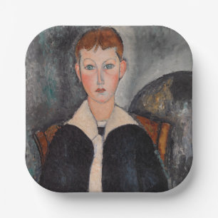 Amedeo Modigliani - Jongen in Sailor Suit Papieren Bordje