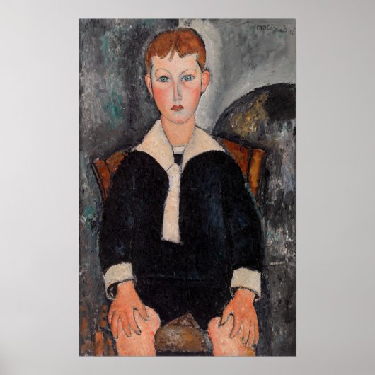 Amedeo Modigliani - Jongen in Sailor Suit Poster (Voorkant)