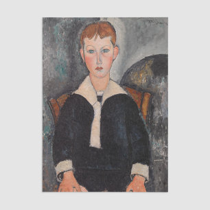 Amedeo Modigliani - Jongen in Sailor Suit Tissuepapier
