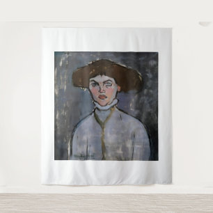 Amedeo Modigliani kunstschilderij Wandkleed