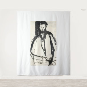 Amedeo Modigliani kunststijl Wandkleed