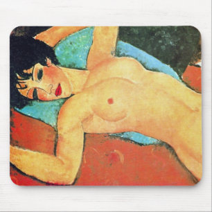 Amedeo Modigliani - Liggende vrouw Muismat