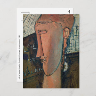 Amedeo Modigliani - Lola de Valence Briefkaart