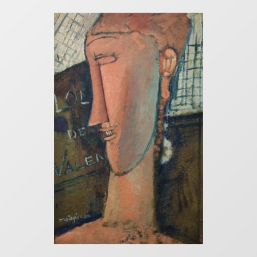 Amedeo Modigliani - Lola de Valence Raamsticker (Vel)