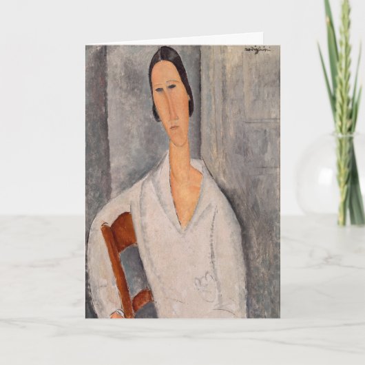 Amedeo Modigliani - Madame Hanka Zborowska Leaning Kaart (Voorkant)