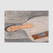 Amedeo Modigliani - Madame Hanka Zborowska Leaning Tissuepapier (Voorkant)