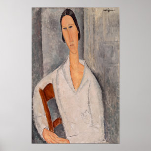 Amedeo Modigliani - Madame Hanka Zborowska leunend Poster