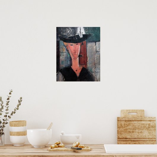 Amedeo Modigliani - Madame Pompadour Poster (Keuken)