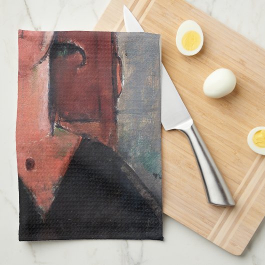 Amedeo Modigliani - Madame Pompadour Theedoek (Quarter Fold)