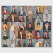 Amedeo Modigliani - Masterstuks Collage Cadeaupapier (Vlak)