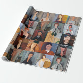 Amedeo Modigliani - Masterstuks Collage Cadeaupapier (Uitgerold)
