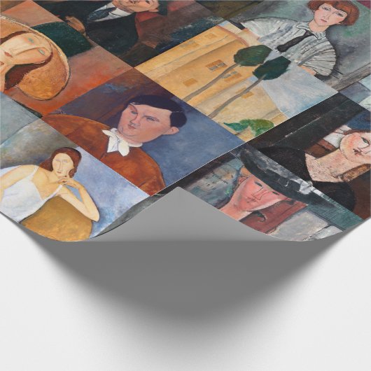 Amedeo Modigliani - Masterstuks Collage Cadeaupapier (Hoek)