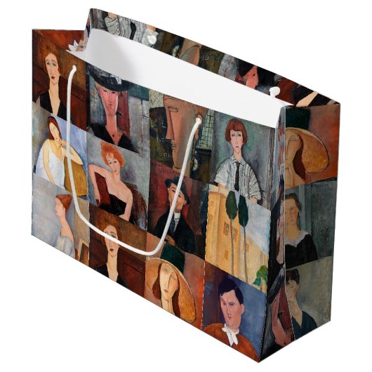 Amedeo Modigliani - Masterstuks Collage Groot Cadeauzakje (Voorkant Gekanteld)