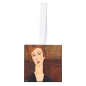 Amedeo Modigliani - Masterstuks Selection Kubus Ornament (Voorkant)