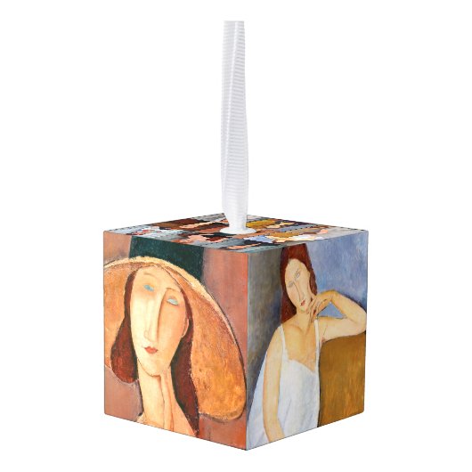 Amedeo Modigliani - Masterstuks Selection Kubus Ornament (Achter hoekig)