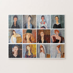 Amedeo Modigliani - Meesterwerken Collage Legpuzzel