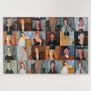 Amedeo Modigliani - Meesterwerken Collage Legpuzzel