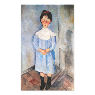 Amedeo Modigliani - Meisje in het blauw Foto Afdruk
