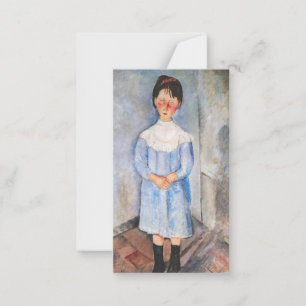 Amedeo Modigliani - Meisje in het blauw Notitiekaartje