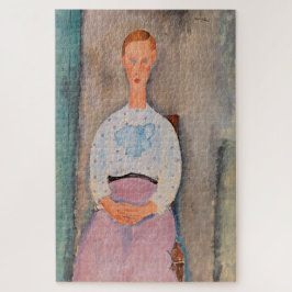 Amedeo Modigliani - Meisje met een Polka-Dot Blous Legpuzzel