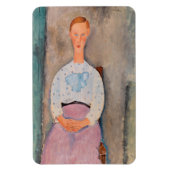 Amedeo Modigliani - Meisje met een Polka-Dot Blous Magneet (Verticaal)