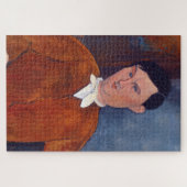 Amedeo Modigliani - Monsieur Deleu Legpuzzel (Horizontaal)