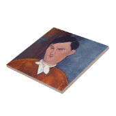 Amedeo Modigliani - Monsieur Deleu Tegeltje (Zijkant)