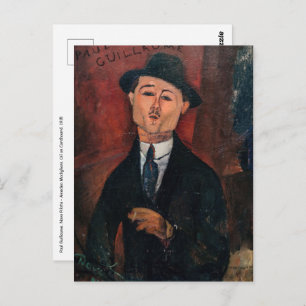 Amedeo Modigliani - Paul Guillaume, Novo Pilota Briefkaart