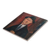 Amedeo Modigliani - Paul Guillaume, Novo Pilota Tegeltje (Zijkant)