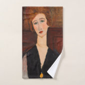 Amedeo Modigliani - Portrait d'une femme (Serviette à main)