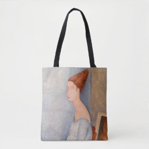 Amedeo Modigliani - Portrait Jeanne Hebuterne #3 Draagtas