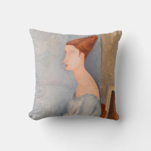 Amedeo Modigliani - Portrait Jeanne Hebuterne #3 Kussen