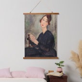 Amedeo Modigliani - Portret van Dedie Hayden Hangend Wandkleed (Slaapkamer)