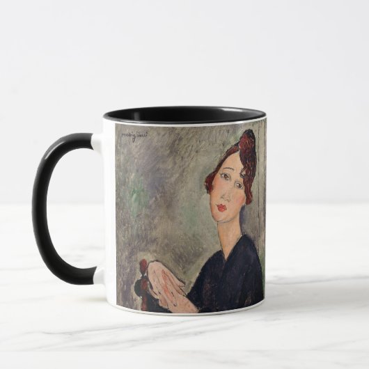 Amedeo Modigliani - Portret van Dedie Hayden Mok (Links)