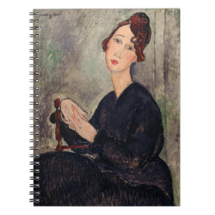 Amedeo Modigliani - Portret van Dedie Hayden Notitieboek