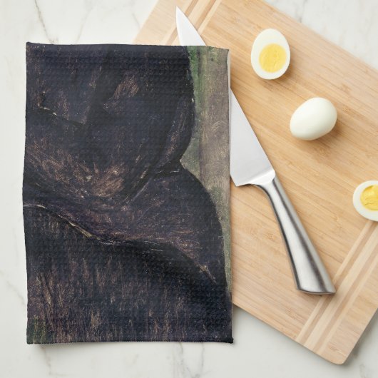 Amedeo Modigliani - Portret van Dedie Hayden Theedoek (Quarter Fold)