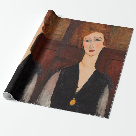 Amedeo Modigliani - Portret van een vrouw Cadeaupapier (Uitgerold)