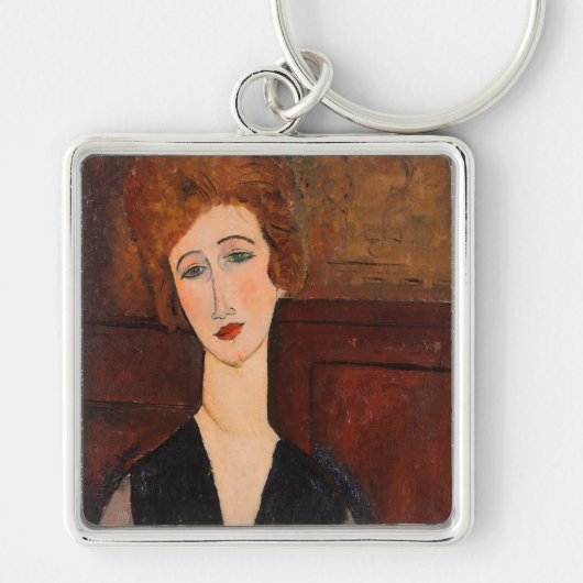 Amedeo Modigliani - Portret van een vrouw Sleutelhanger (Voorkant)