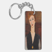 Amedeo Modigliani - Portret van een vrouw Sleutelhanger (Voorkant Links)