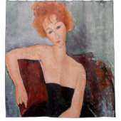 Amedeo Modigliani - Roodkopje voor meisjes tijdens Douchegordijn (Voorkant)