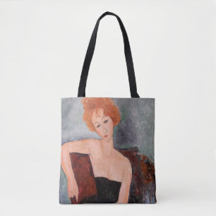 Amedeo Modigliani - Roodkopje voor meisjes tijdens Draagtas